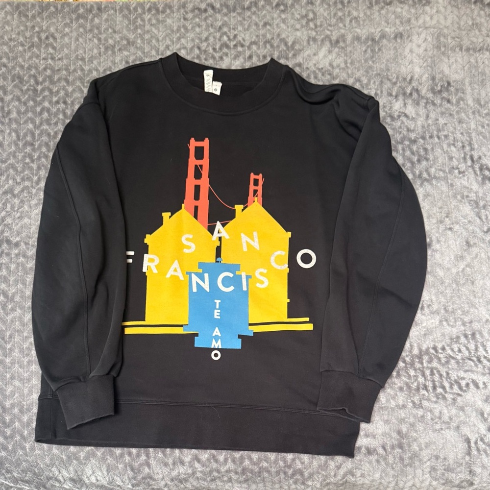 Black San Francisco Graphic Sweatshirt